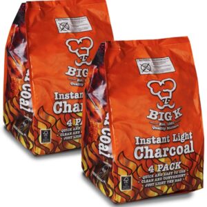 Big K IL02 Instant Light Charcoal 1kg (2 Pack)